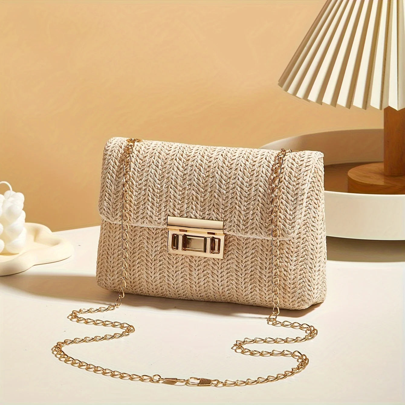 Sac en Paille Tressée de luxe