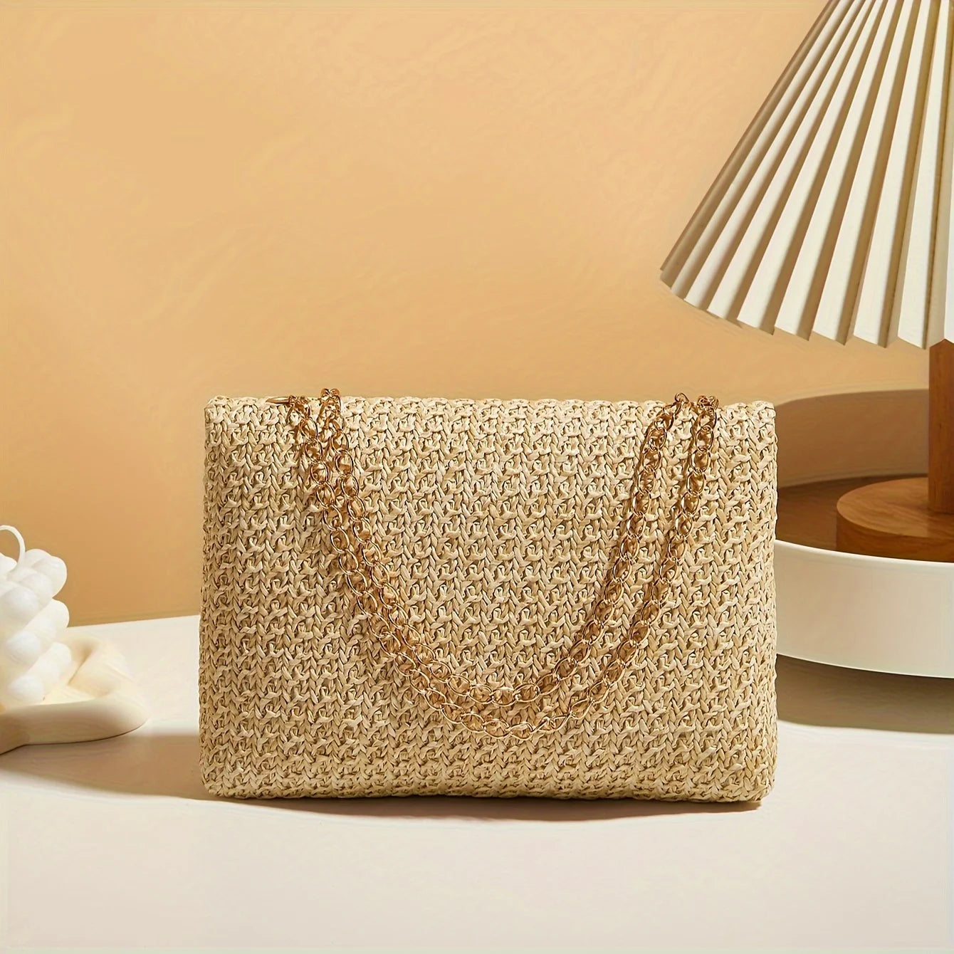 Sac en Paille Tressée de luxe