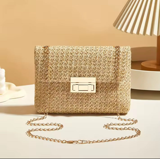 Sac en Paille Tressée de luxe